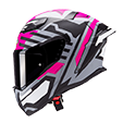 CASCO CABERG DRIFT EVO II HORIZON MATT GREY/BLACK/FUCHSIA