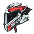 CASCO CABERG DRIFT EVO II JARAMA BLACK/RED/WHITE