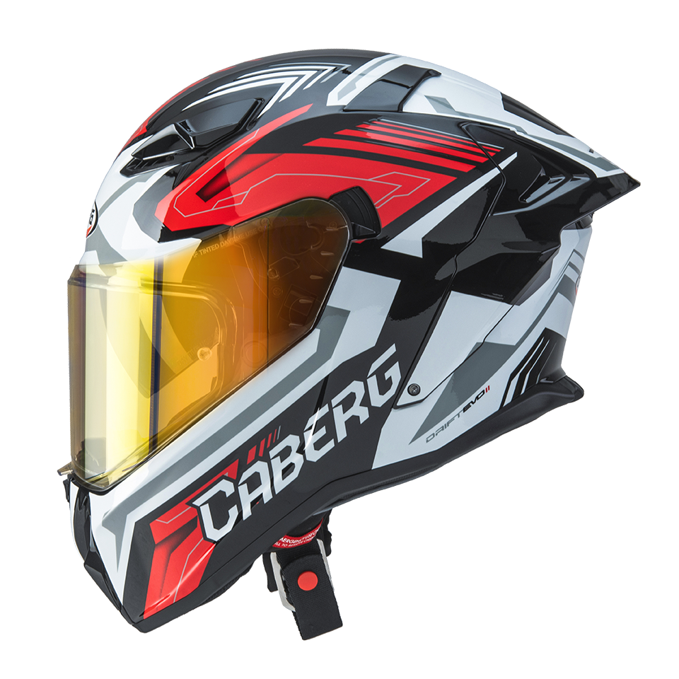CASCO CABERG DRIFT EVO II JARAMA BLACK/RED/WHITE
