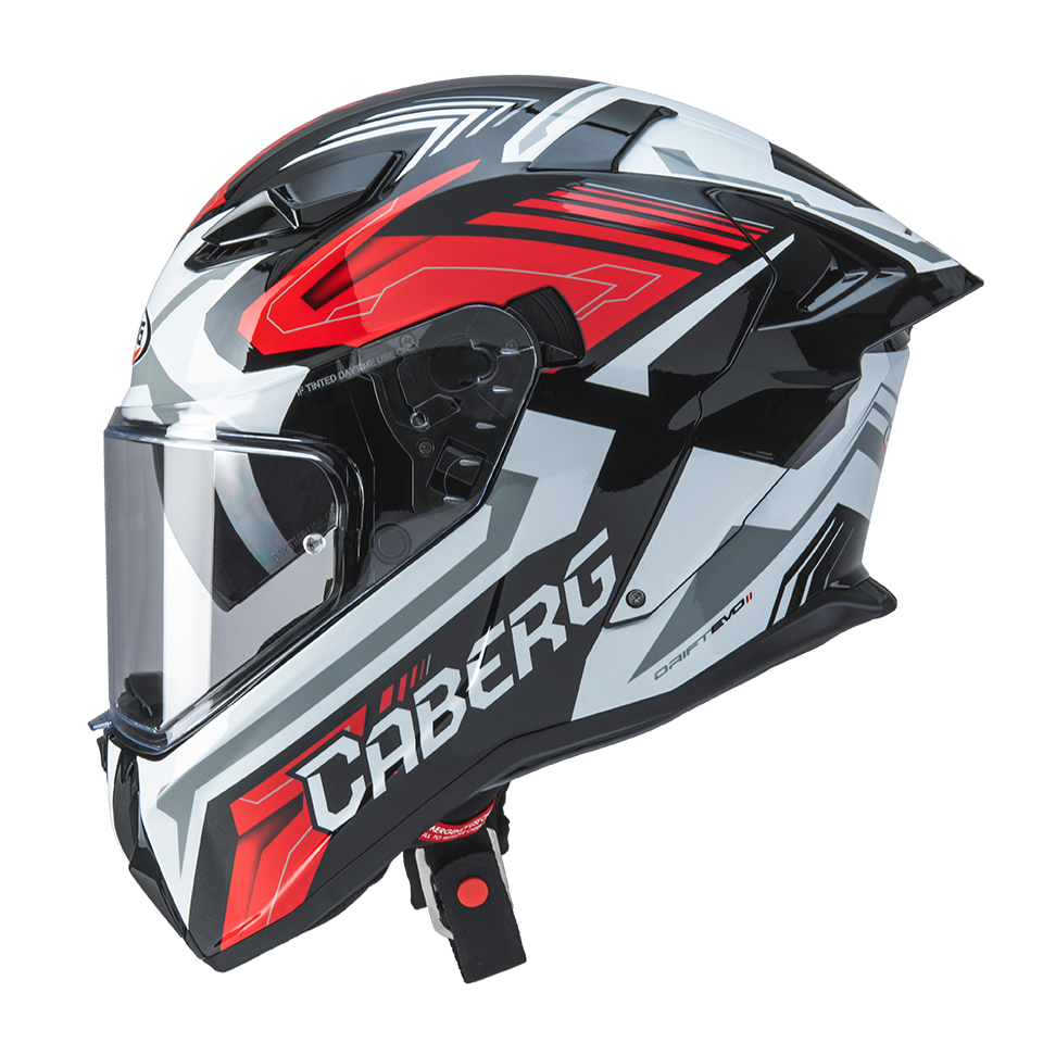 CASCO CABERG DRIFT EVO II JARAMA BLACK/RED/WHITE