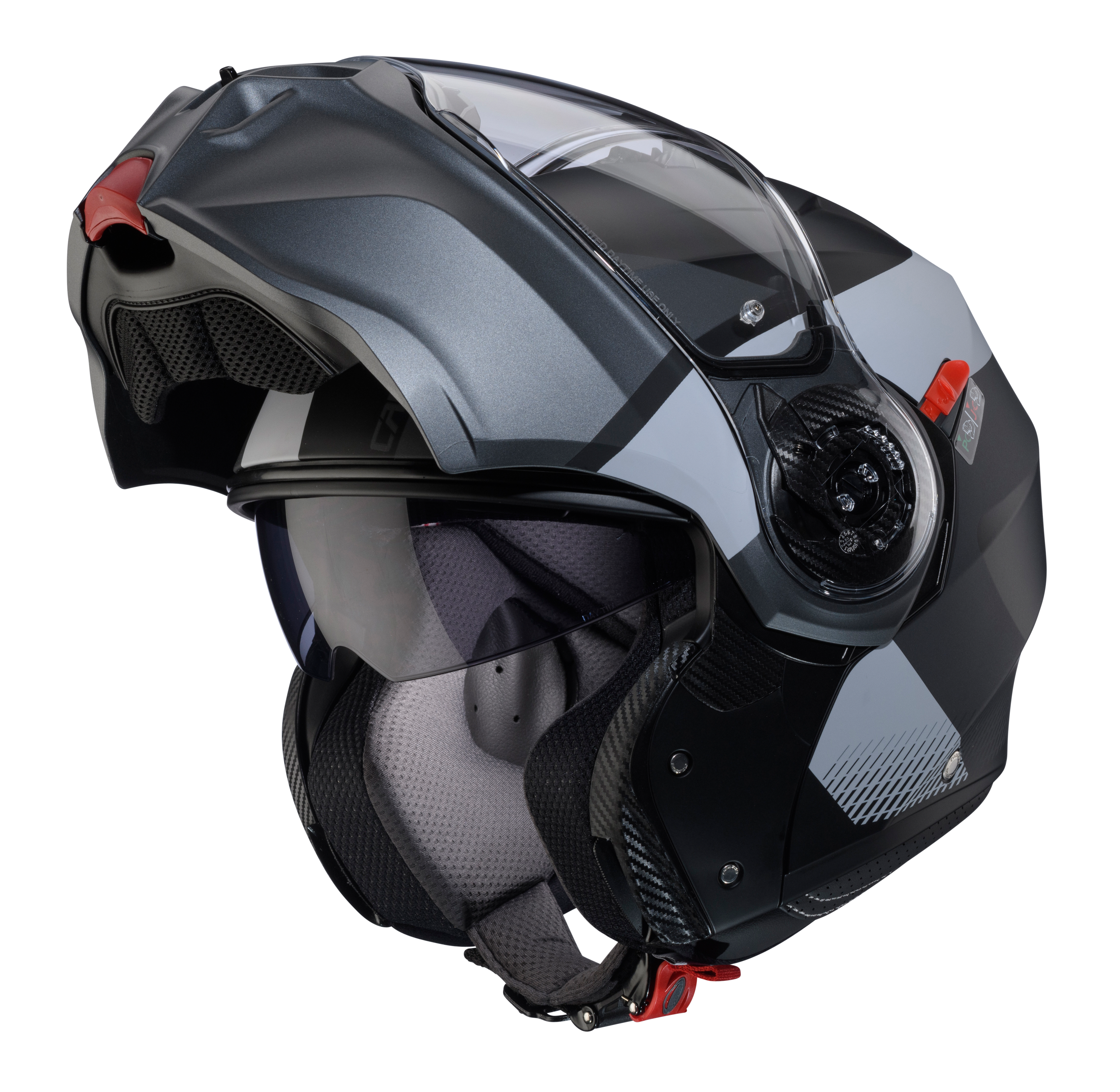 CASCO CABERG DUKE EVO INDY MATT BLACK/GUN METAL/GREY