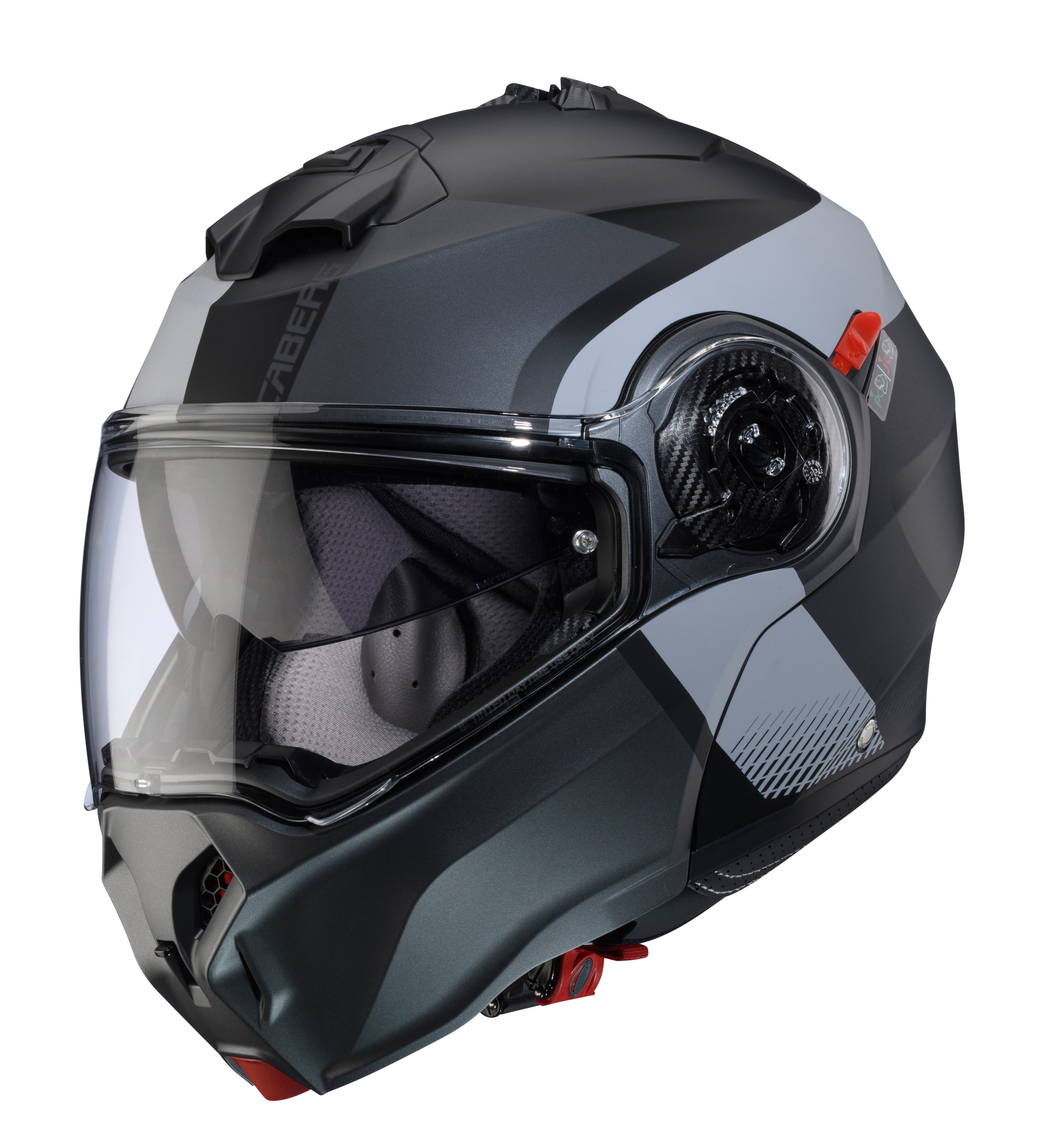 CASCO CABERG DUKE EVO INDY MATT BLACK/GUN METAL/GREY