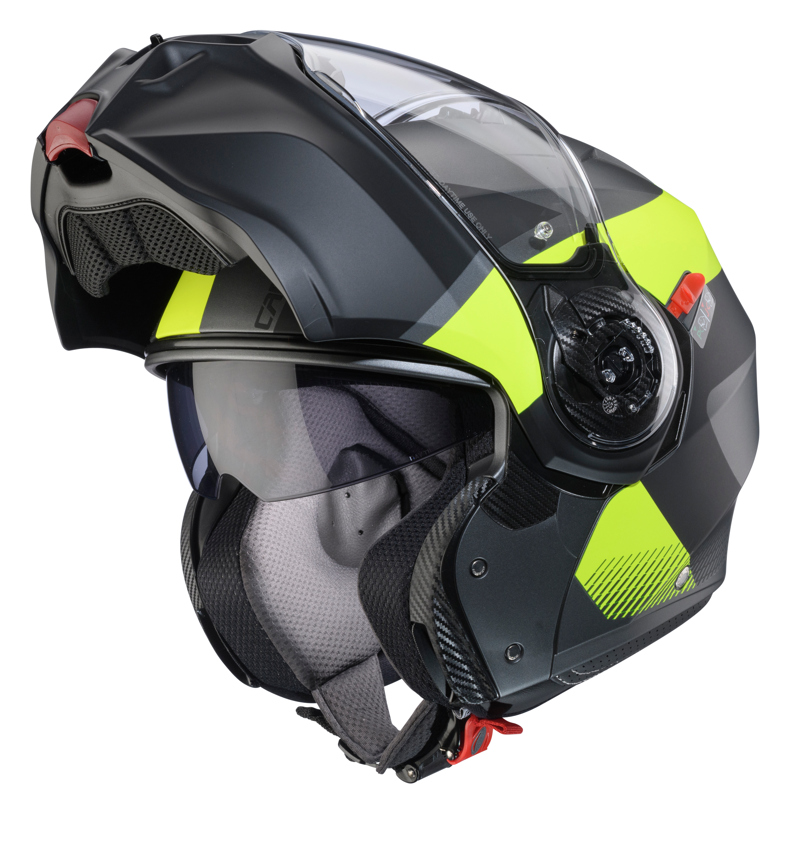CASCO CABERG DUKE EVO INDY MATT GUN METAL/YELLOW FLUO/BLACK