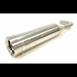ESCAPE IXIL SLIP ON (LEFT MUFFLER) - IRONHEAD ROUND MATT INOX - HONDA CB 1100 EX - RS 16-20 (SC78)