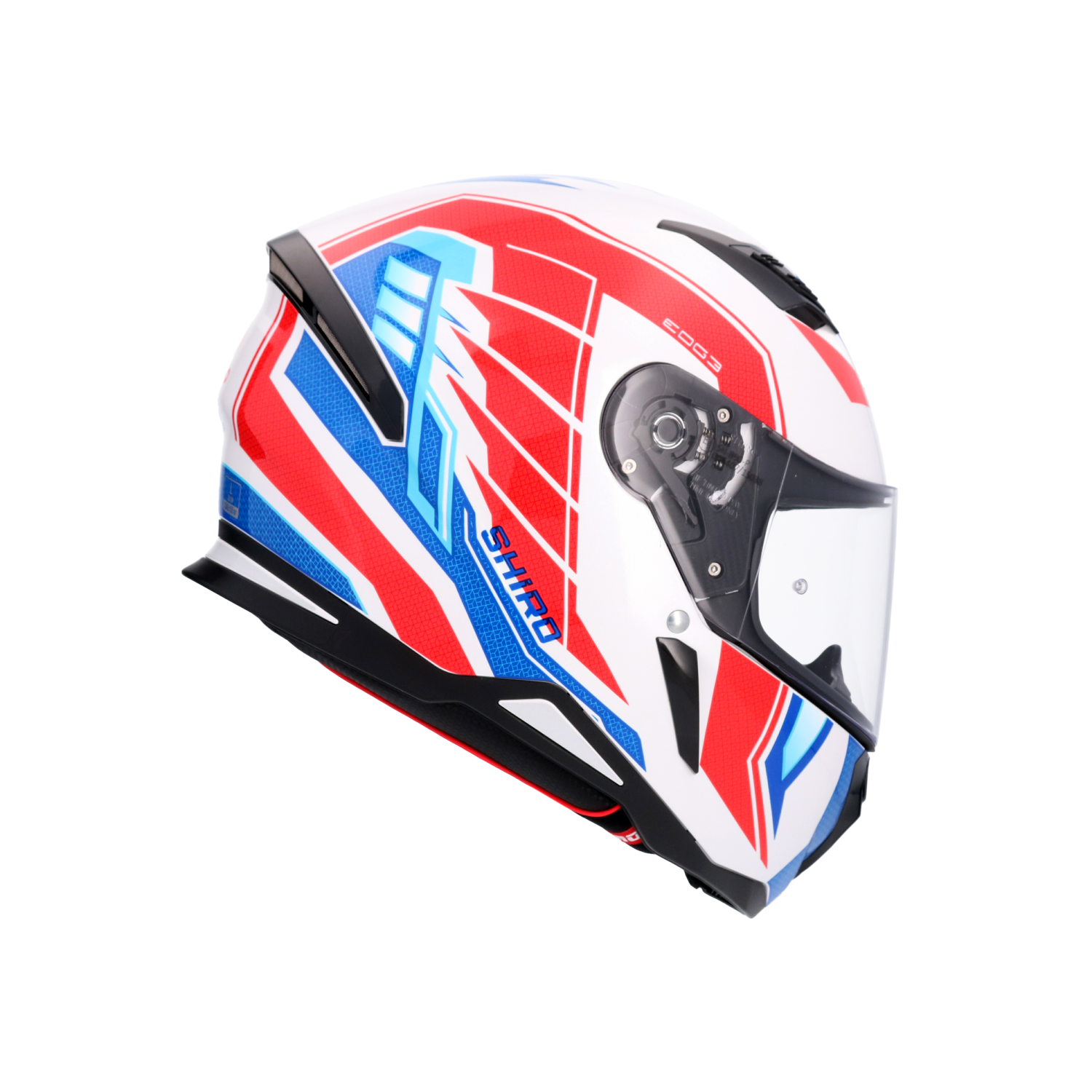 CASCO SHIRO HUNTER EDGE BLUE/RED