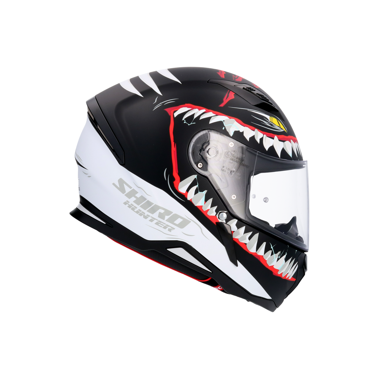 CASCO SHIRO HUNTER SHARK BLACK