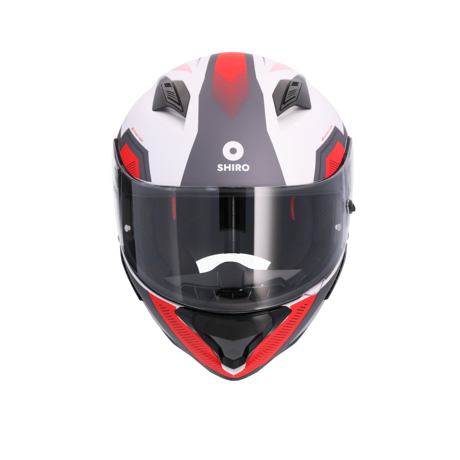 CASCO SHIRO HUNTER MANDO MATT PEARL/RED
