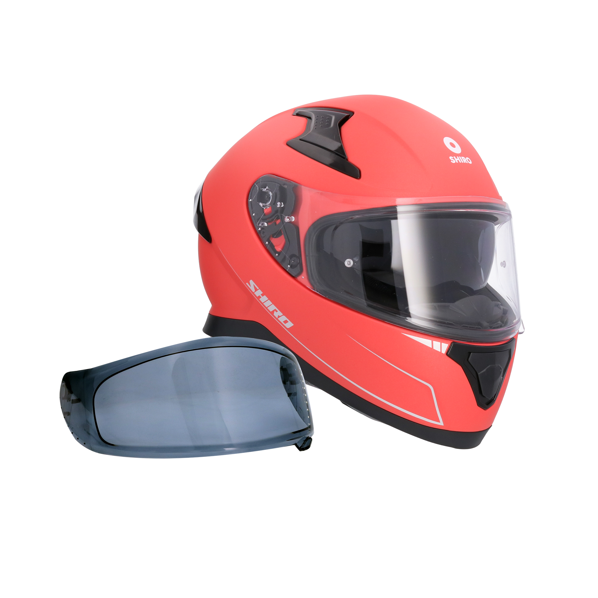 CASCO SHIRO KATANA METALLIC MATT RED