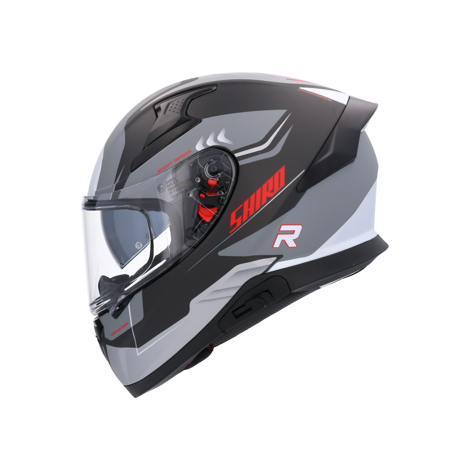 CASCO SHIRO KATANA ORBE METALLIC MATT GREY