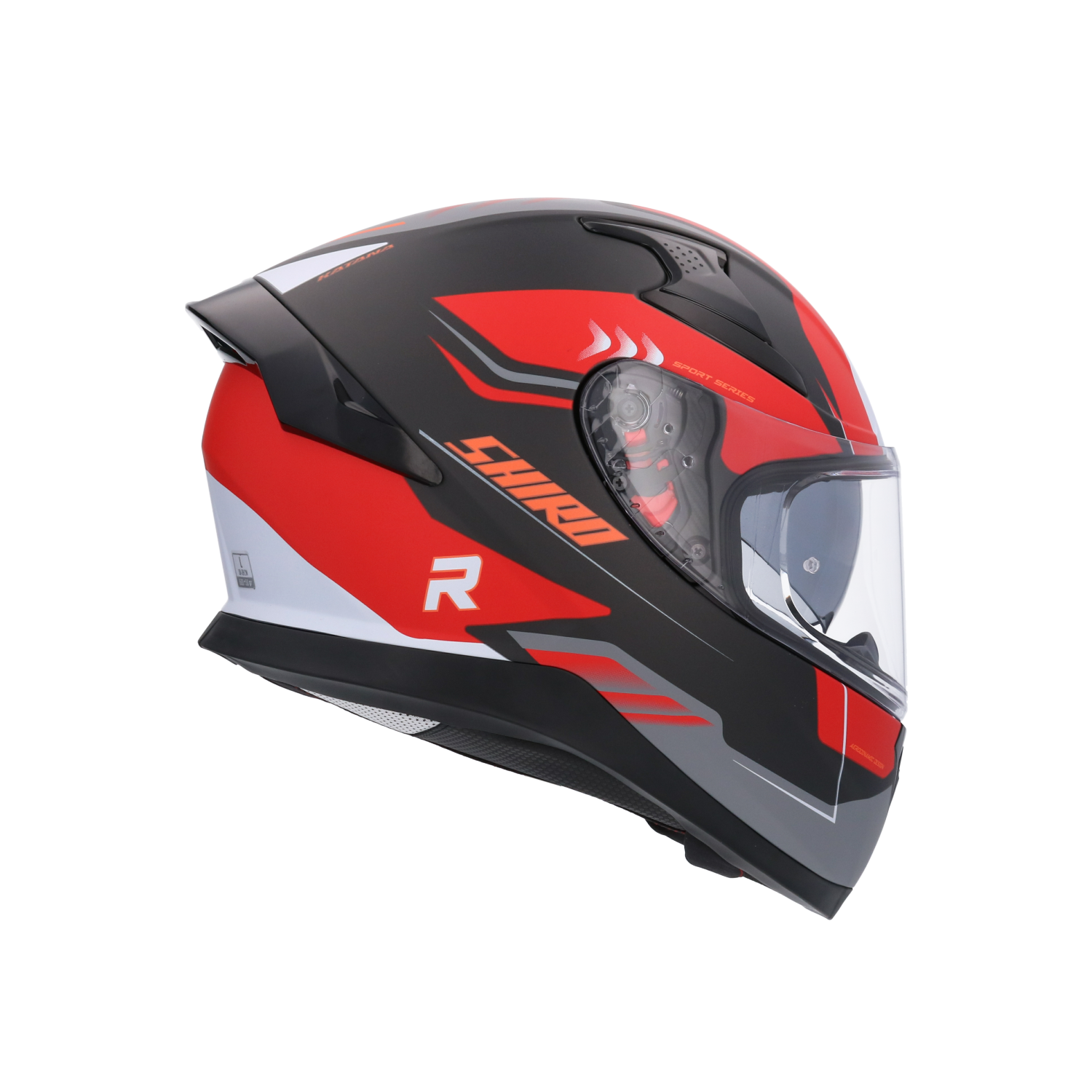 CASCO SHIRO KATANA ORBE METALLIC RED