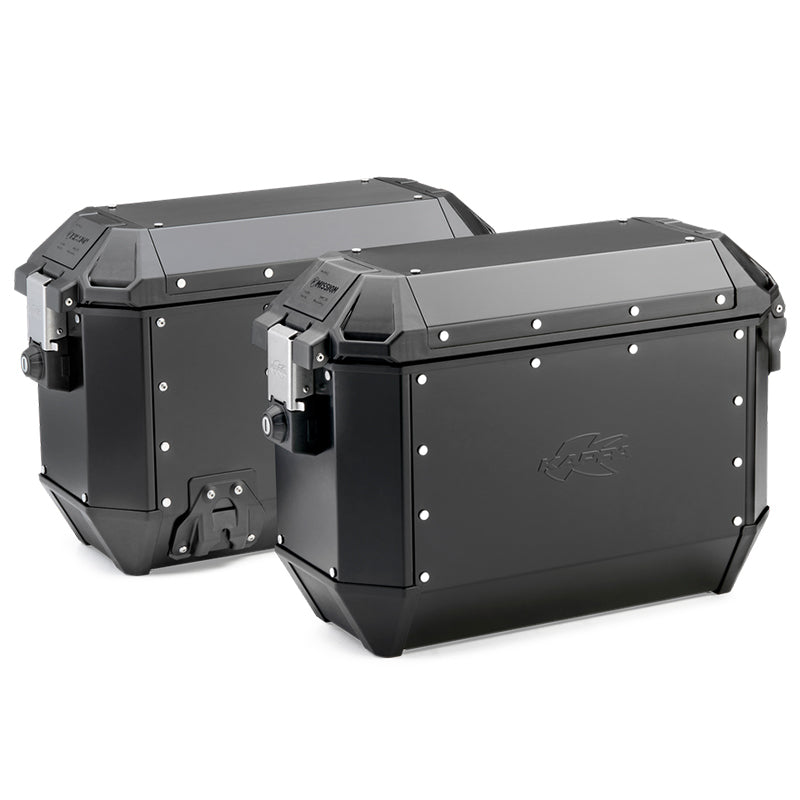 MALETAS KAPPA LATERALES MK 36LTS KMS36/K-MISSION BLACK L (2UNI) MONOKEY