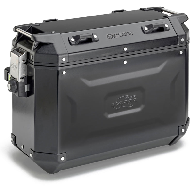 MALETA KAPPA MKCAM-SIDE 37L K' VOYAGER ALUMINIO BLACK LINE DX MONOKEY CAM SIDE SYSTEM