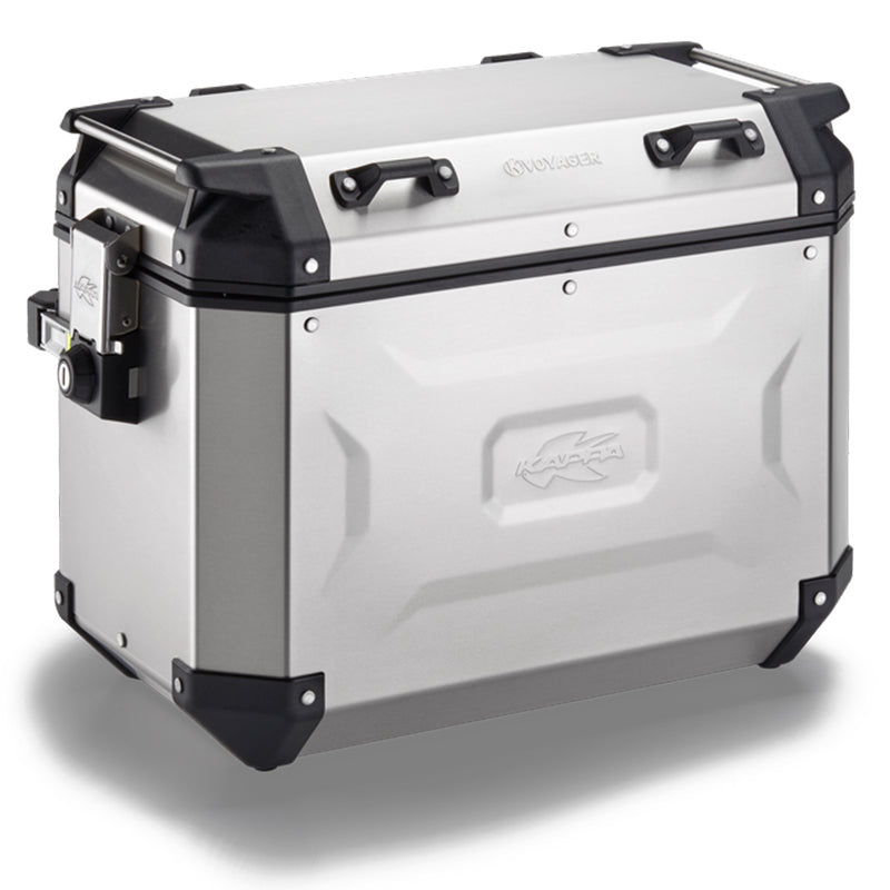 MALETA KAPPA MKCAM-SIDE 48L K' VOYAGER ALUMINIO NATURAL DX MONOKEY CAM SIDE SYSTEM