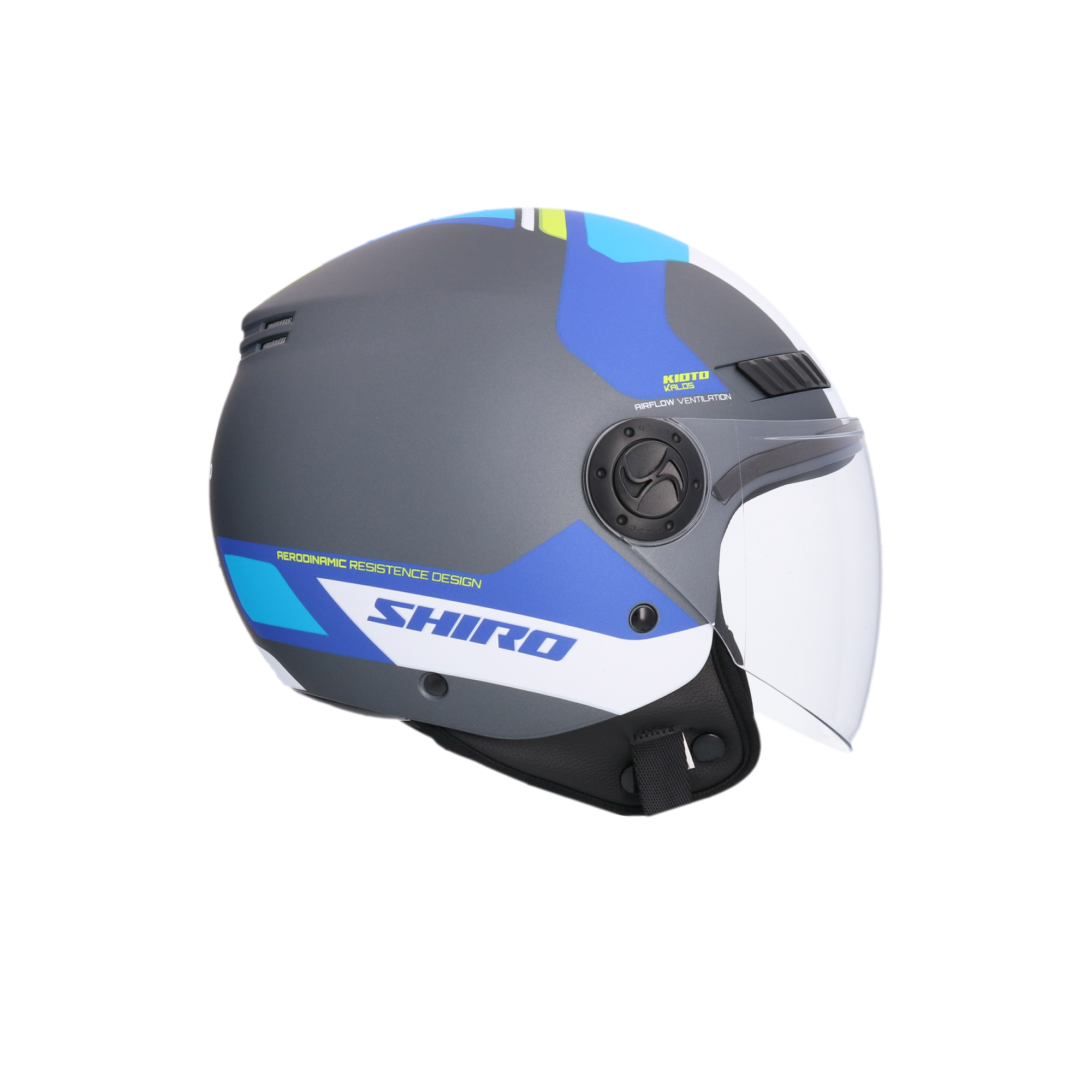 CASCO SHIRO KIOTO KALOS TITANIUM BLUE