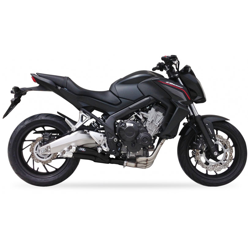 ESCAPE IXIL FULL SYSTEM - DUAL HYPERLOW BLACK XL - HONDA CB 650 F 14-18 (RC75 RC97)