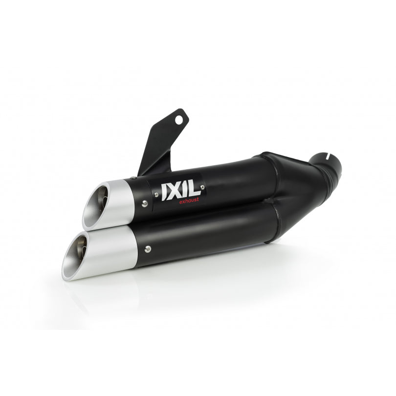 ESCAPE IXIL FULL SYSTEM - DUAL HYPERLOW BLACK XL - YAMAHA XSR 700 21-24 (RM36 RM37)
