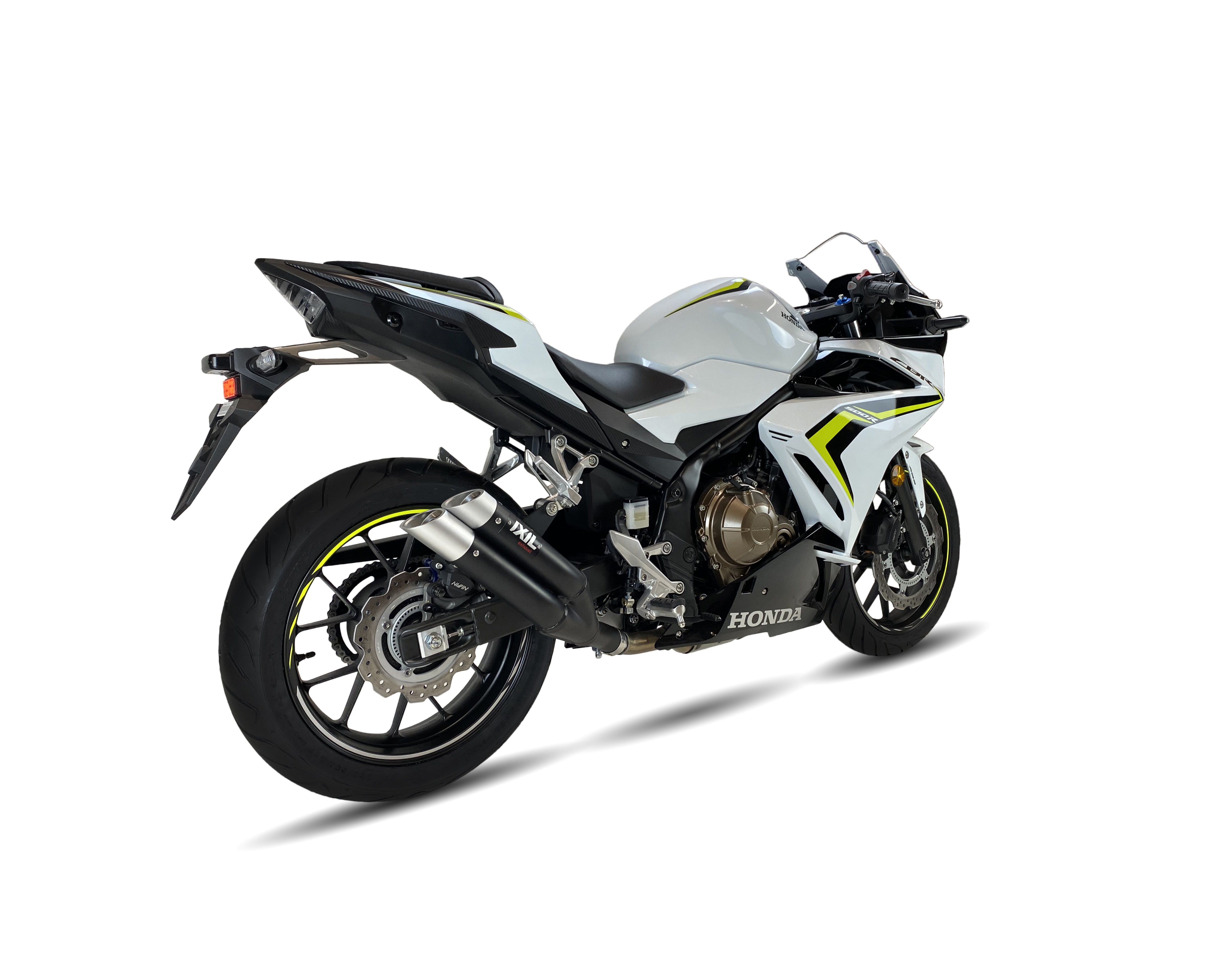 ESCAPE IXIL SLIP ON - DUAL HYPERLOW BLACK XL - HONDA CBR 500 R 19-20 (PC62)