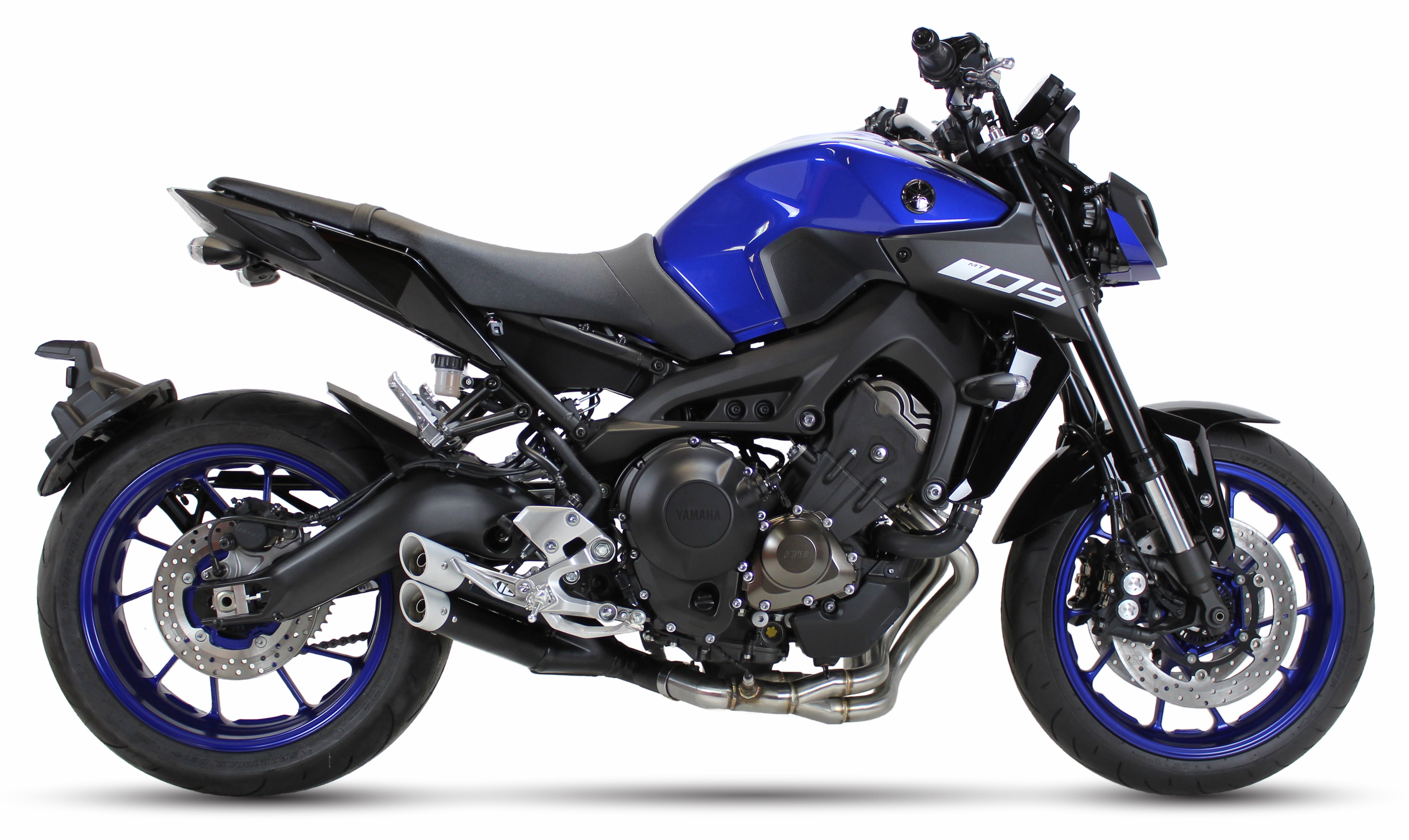 ESCAPE IXIL FULL SYSTEM - DUAL HYPERLOW BLACK XL - YAMAHA MT-09 17-20 (RN43)