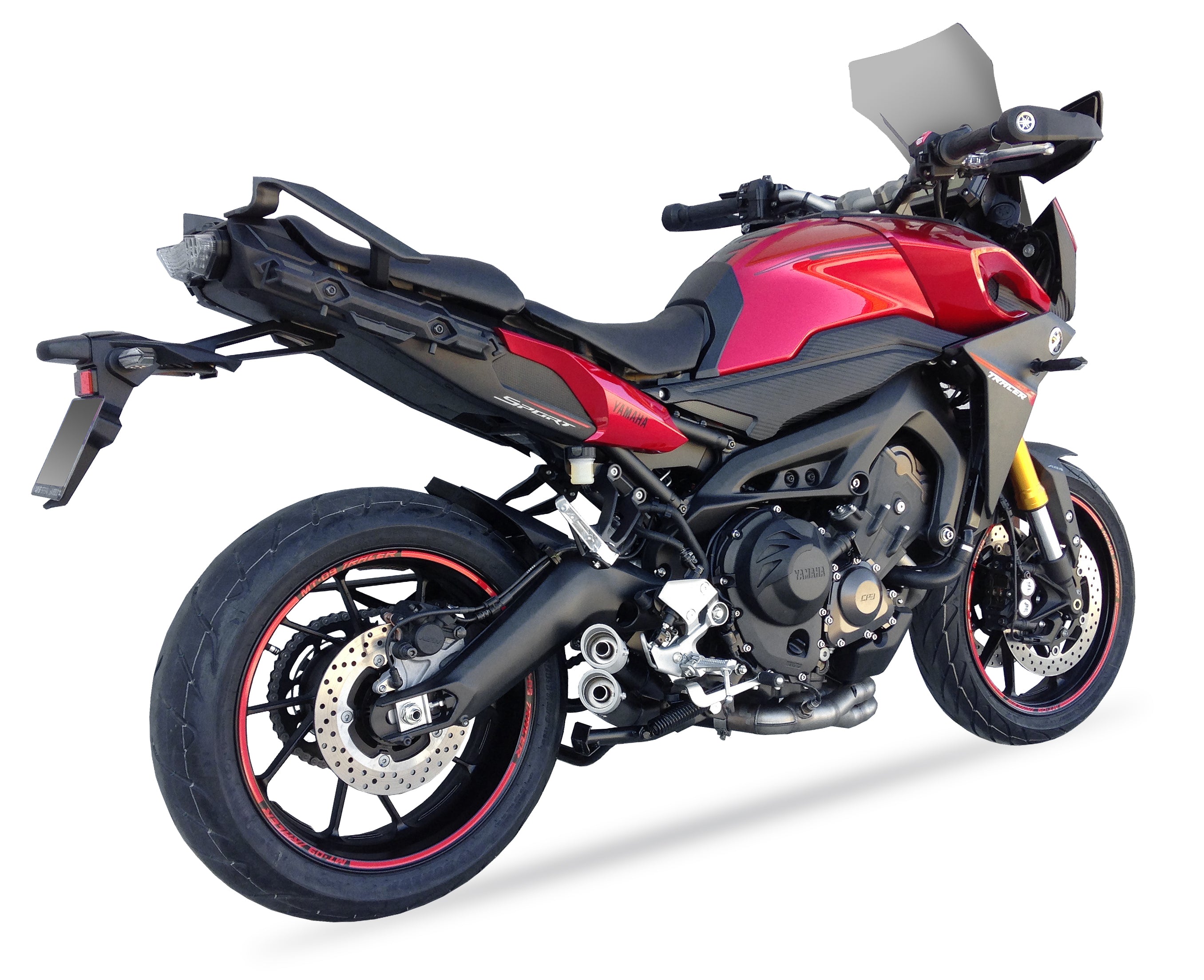 ESCAPE IXIL FULL SYSTEM - DUAL HYPERLOW BLACK XL - YAMAHA TRACER 900 17-20 (RN43)