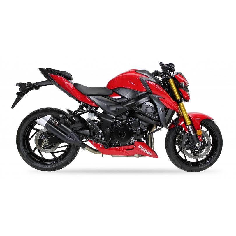 ESCAPE IXIL SLIP ON - DUAL HYPERLOW BLACK XL - SUZUKI GSX-S 750 17-20 (C5)