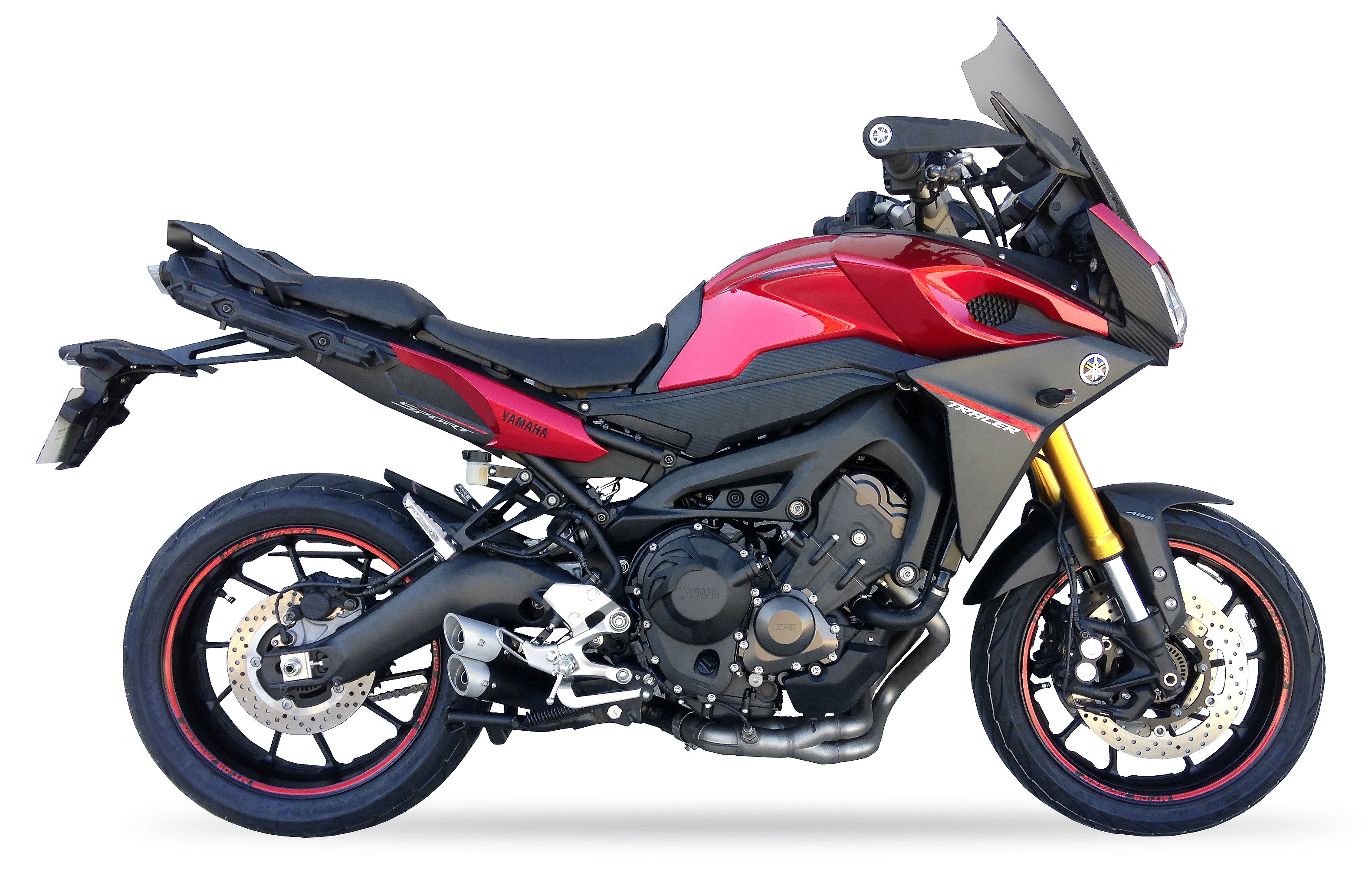 ESCAPE IXIL FULL SYSTEM - DUAL HYPERLOW BLACK XL - YAMAHA TRACER 900 17-20 (RN43)