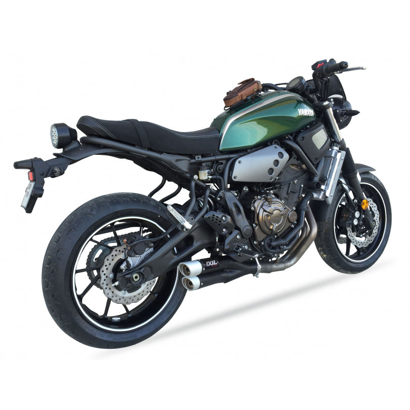 ESCAPE IXIL FULL SYSTEM - DUAL HYPERLOW BLACK XL - YAMAHA XSR 700 16-20 (RM11 RM12)