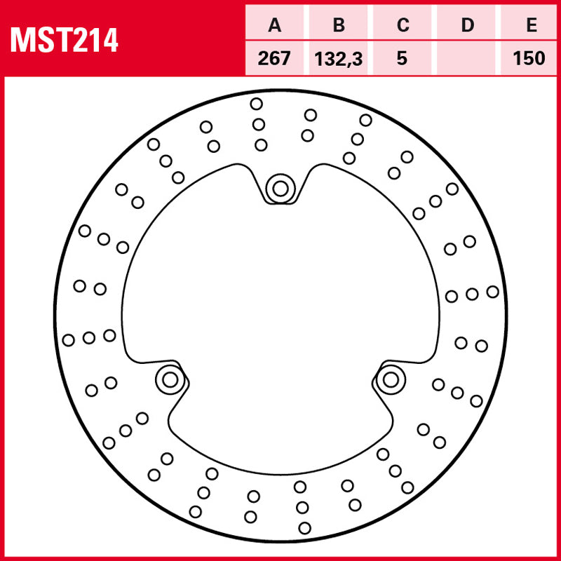DISCO DE FRENO TRW MST 214