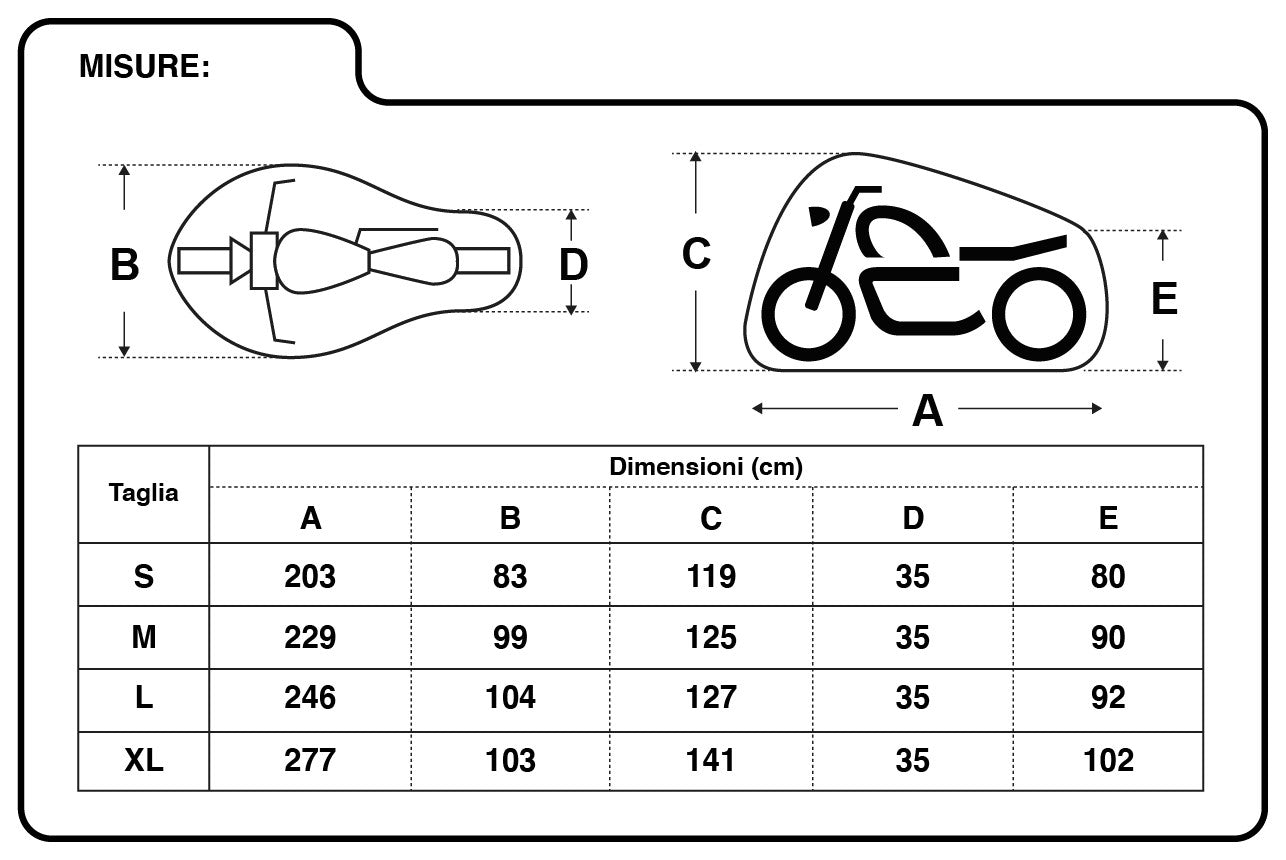 FUNDA PROTECTORA MOTO TOPLINE GRIS TALLA S