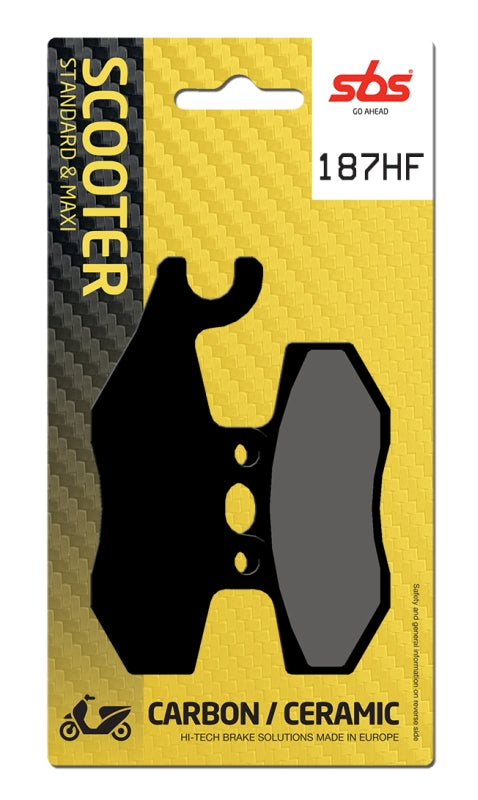 PASTILLA DE FRENO SBS P187-HF