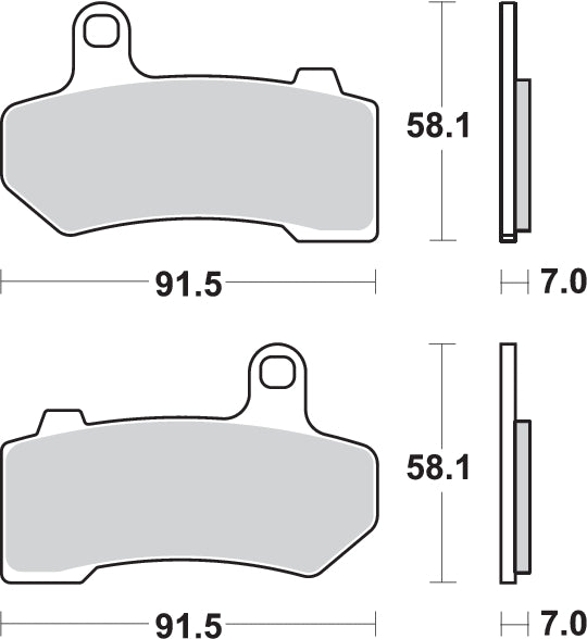 PASTILLA DE FRENO SBS P830-LS