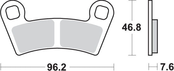 PASTILLA DE FRENO SBS P898-PSI