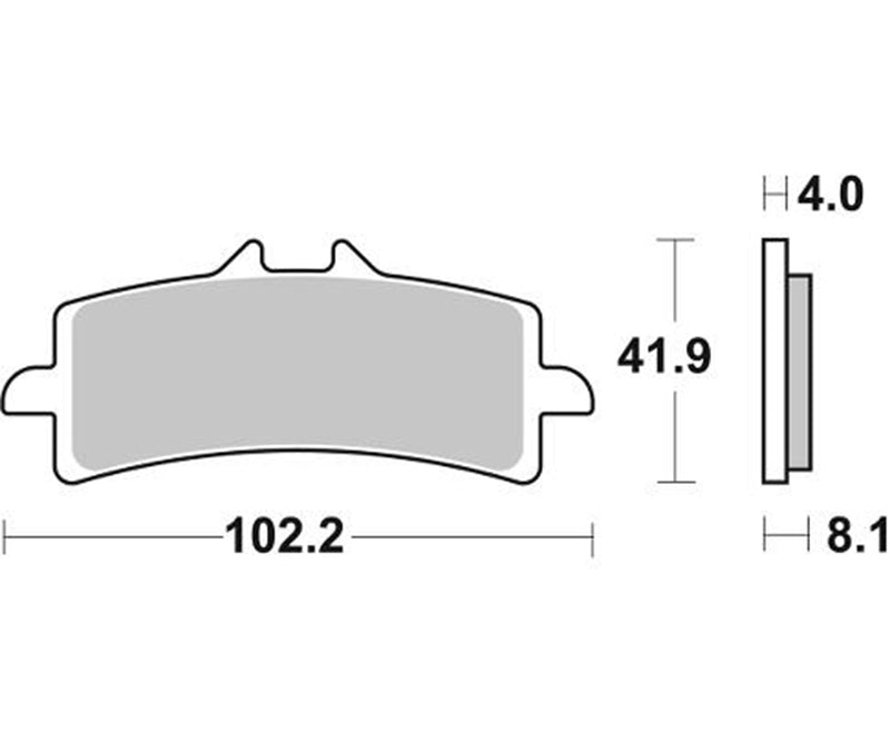 PASTILLA DE FRENO SBS P901-DC