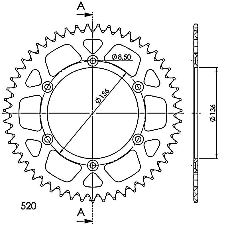 CORONA SUPERSPROX ALUMINIO AZUL 49 D - RAL1512X49BLU