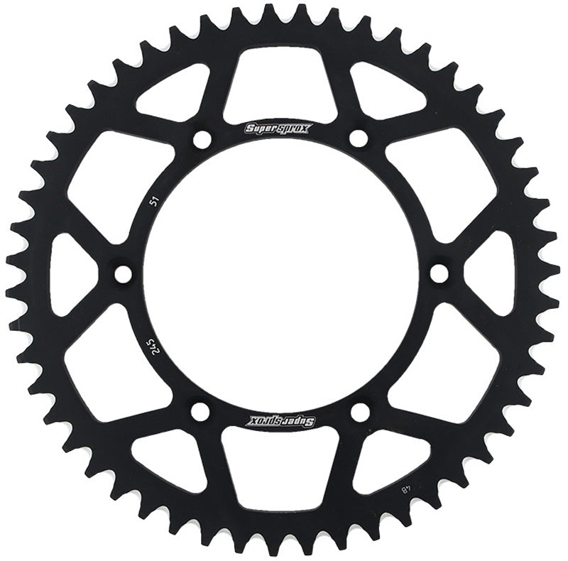 CORONA SUPERSPROX ALUMINIO YAMAHA 520 X 51 - RAL245X51BLK