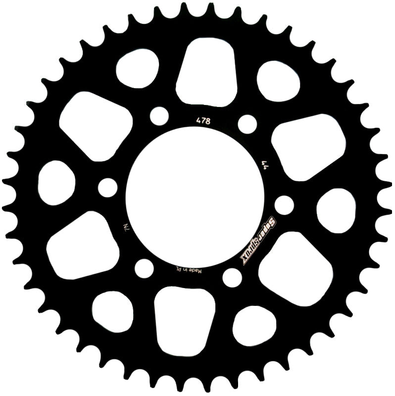 CORONA SUPERSPROX ALUMINIO KAWASAKI 520 X 44 - RAL478X44BLK