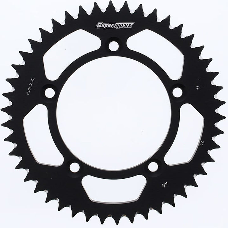 CORONA SUPERSPROX ALUMINIO KTM 420 X 46 - RAL4X46BLK