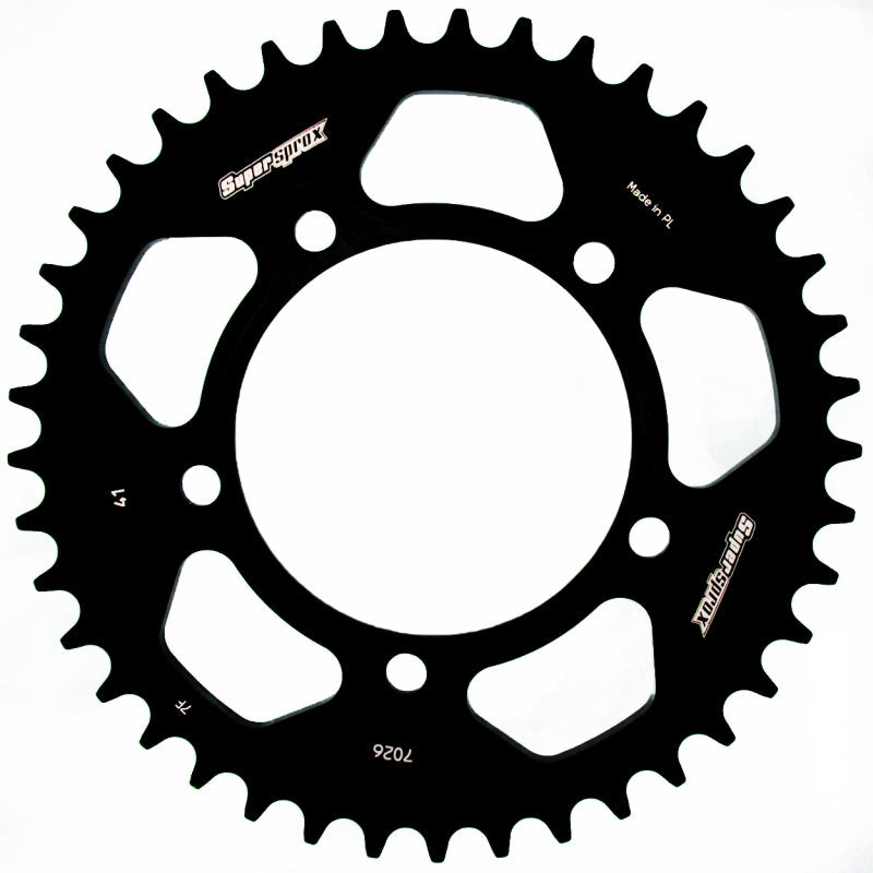 CORONA SUPERSPROX ALUMINIO APRILIA 525 X 41 - RAL7026X41BLK