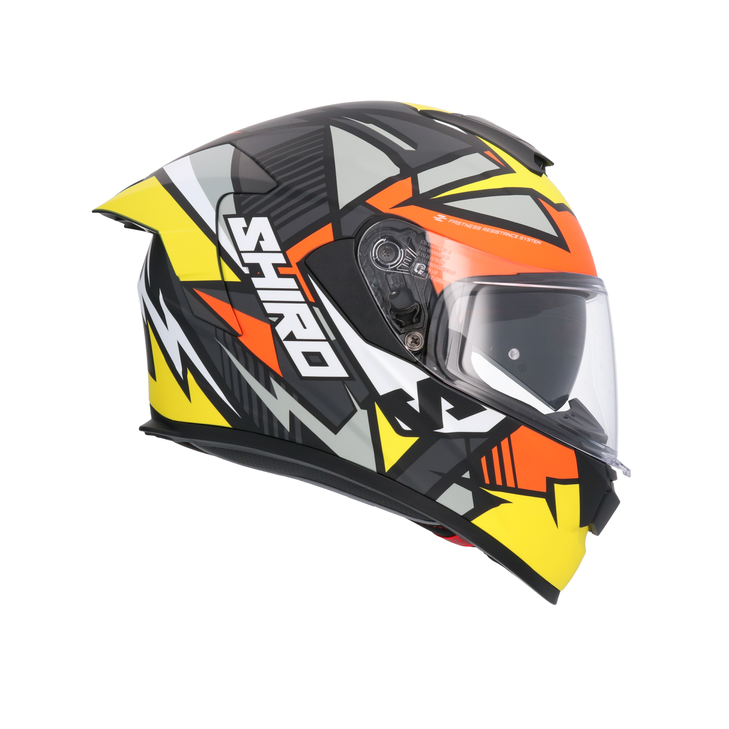 CASCO SHIRO RAPTOR CHASE YELLOW/RED