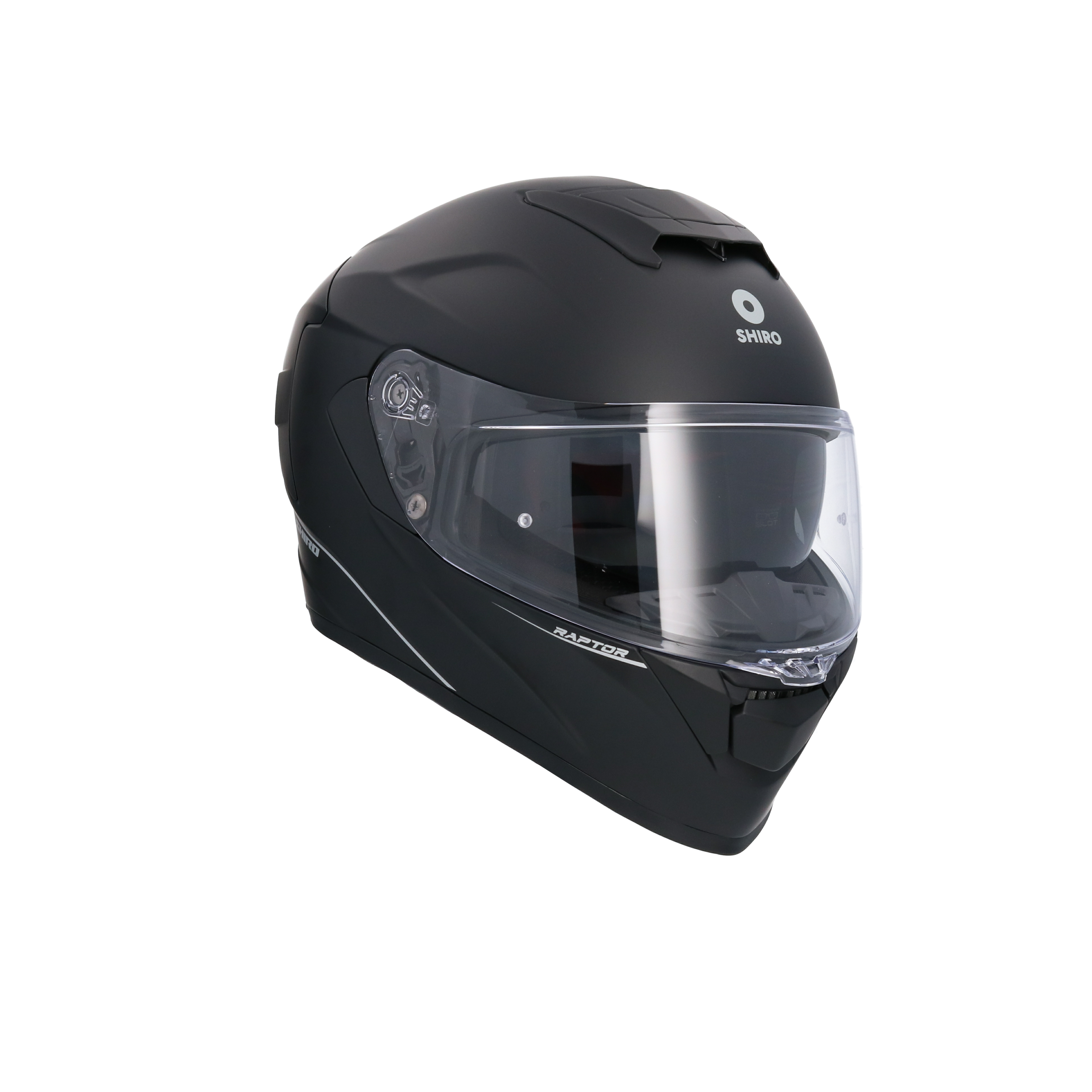 CASCO SHIRO RAPTOR MATT BLACK
