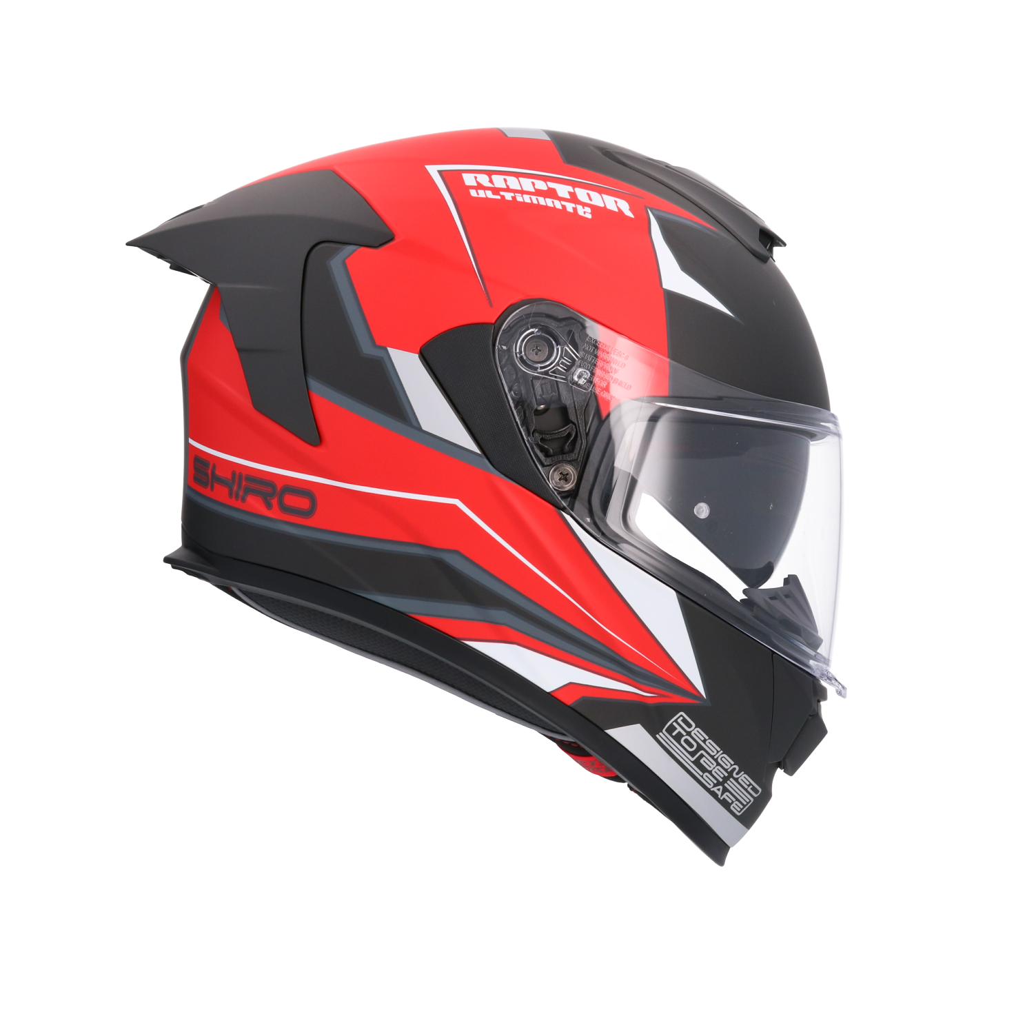 CASCO SHIRO RAPTOR ULTIMATE MATT RED
