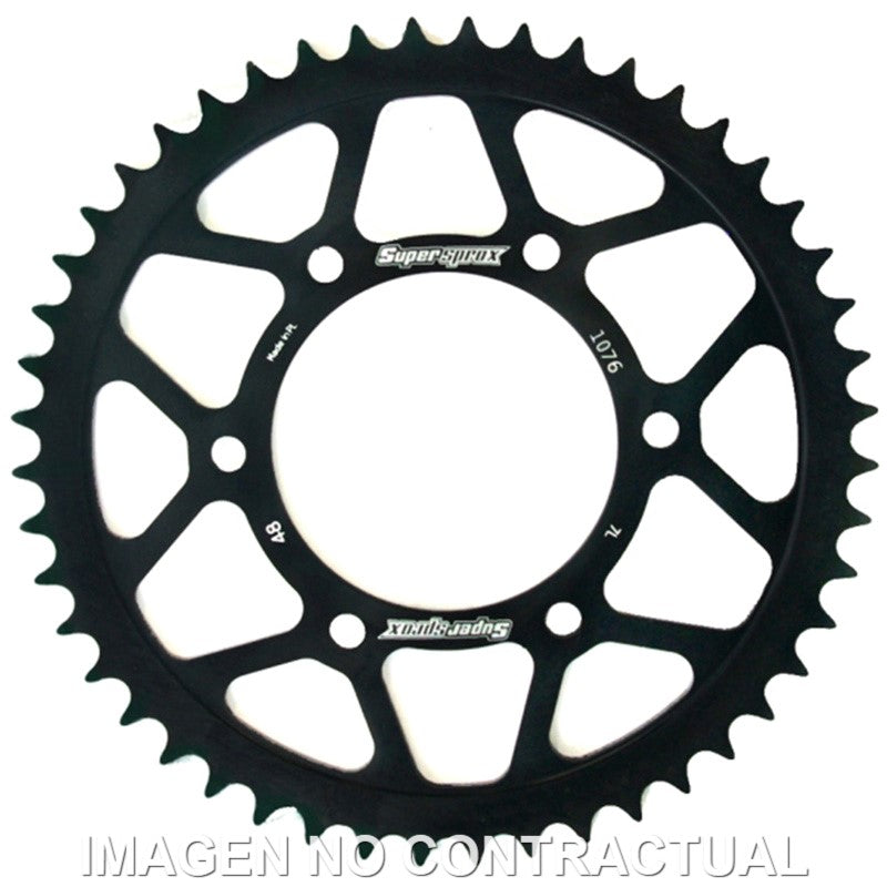 CORONA SUPERSPROX ACERO RIEJU 420 X 48 - RFE1076X48BLK