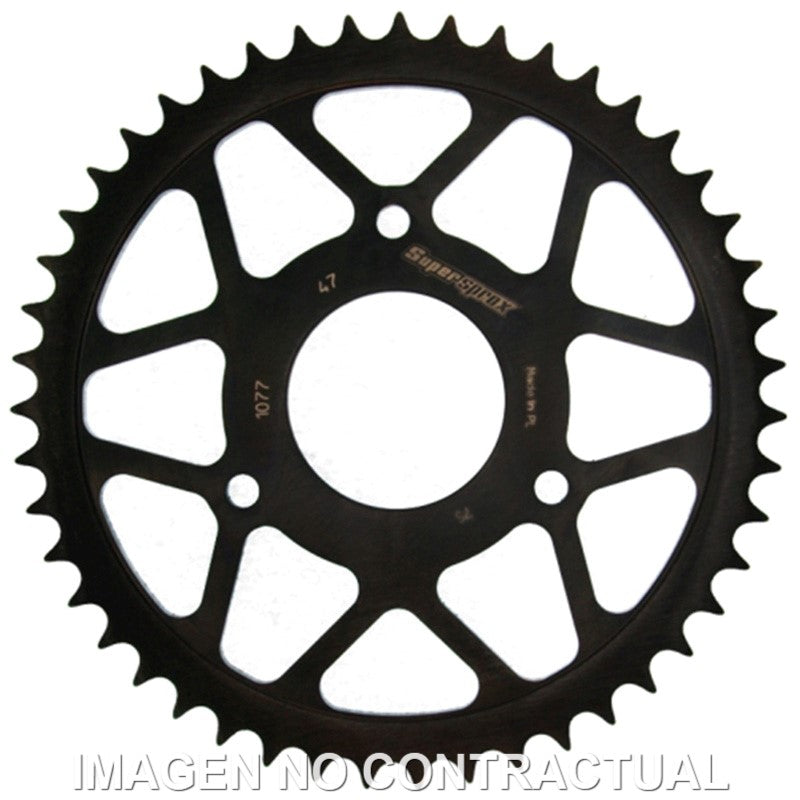 CORONA SUPERSPROX ACERO RIEJU 420 X 47 - RFE1077X47BLK