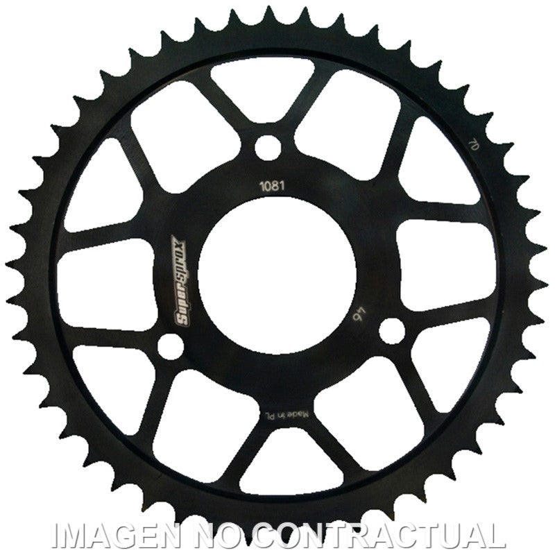 CORONA SUPERSPROX ACERO RIEJU 428 X 46 - RFE1081X46BLK