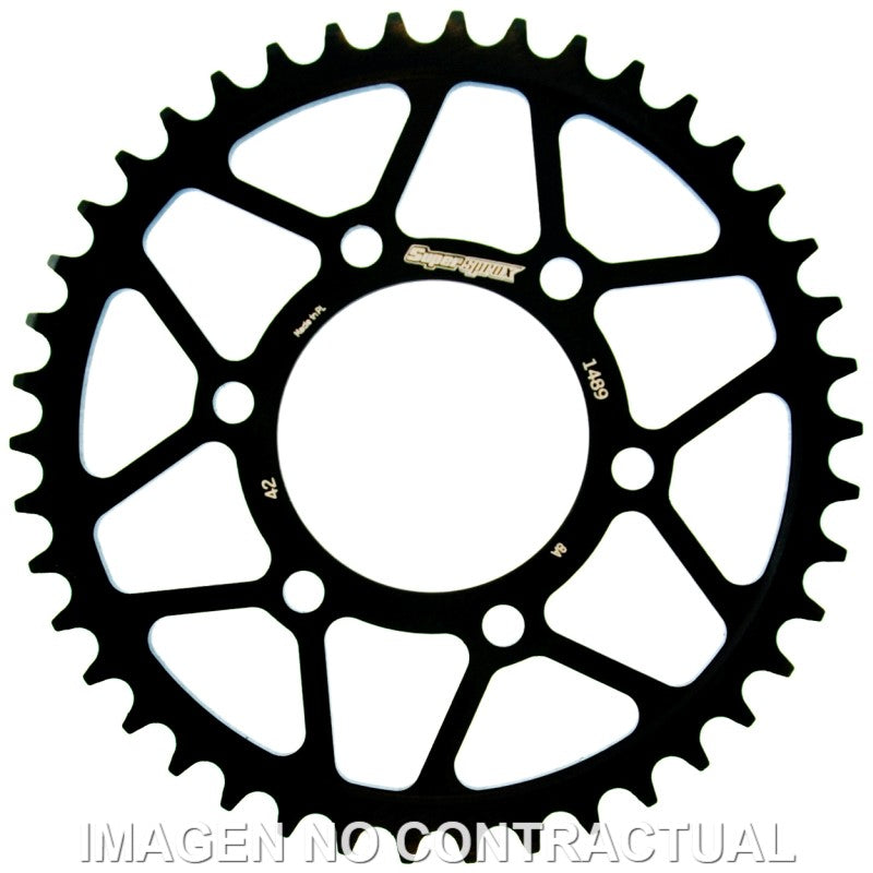 CORONA SUPERSPROX ACERO KAWASAKI 525 X 42 - RFE1489X42BLK