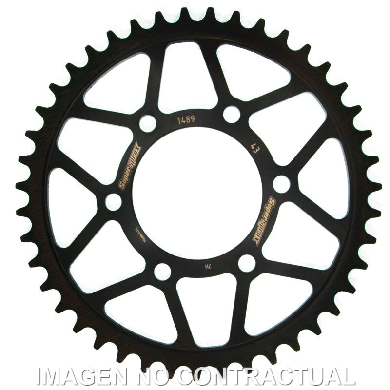 CORONA SUPERSPROX ACERO KAWASAKI 525 X 43 - RFE1489X43BLK