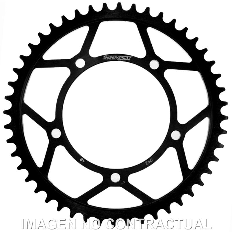 CORONA SUPERSPROX ACERO SUZUKI 525 X 48 - RFE1792X48BLK