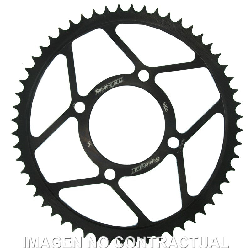 CORONA SUPERSPROX ACERO SUZUKI 428 X 56 - RFE1806X56BLK