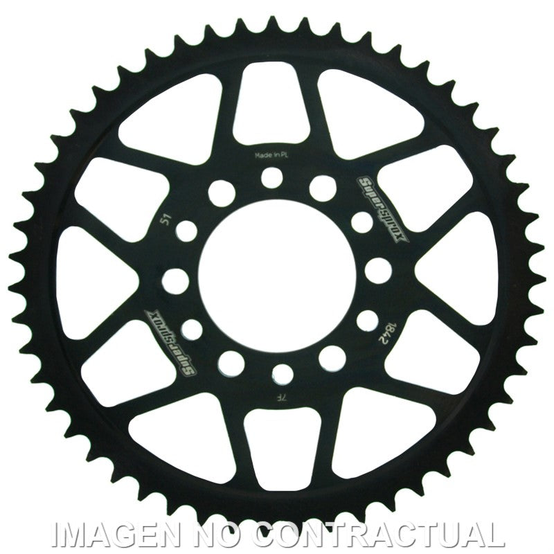 CORONA SUPERSPROX ACERO YAMAHA 428 X 51 - RFE1842X51BLK