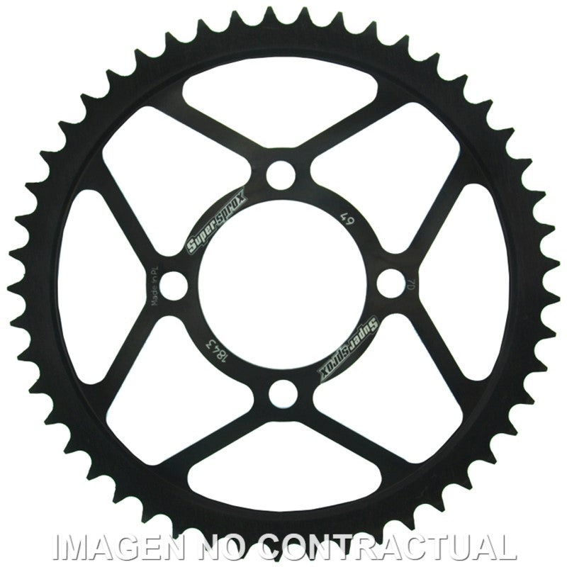 CORONA SUPERSPROX ACERO YAMAHA 428 X 49 - RFE1843X49BLK