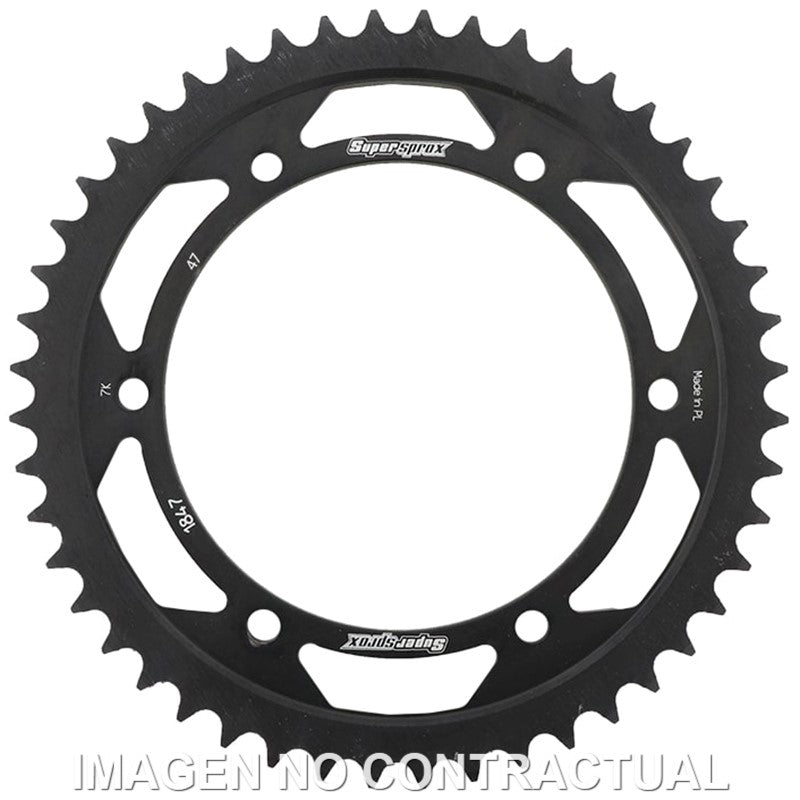 CORONA SUPERSPROX ACERO YAMAHA 428 X 47 - RFE1847X47BLK